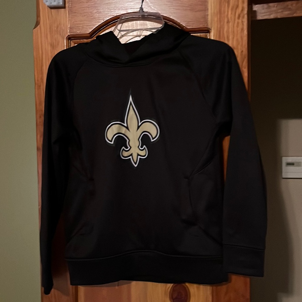 Boys Youth 10/12 Saints pullover hoodie by NFL Team Apparel pre-owned